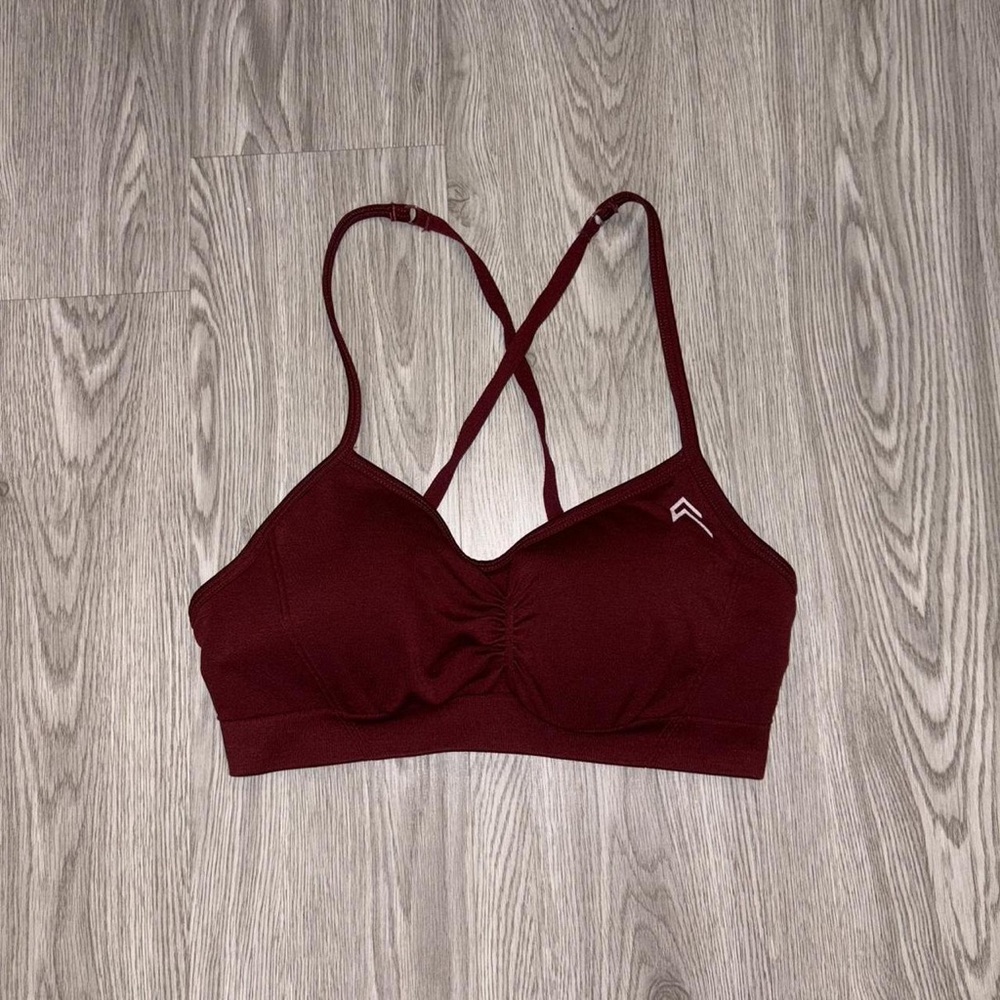 Oner Active Deep Red Sports Bra